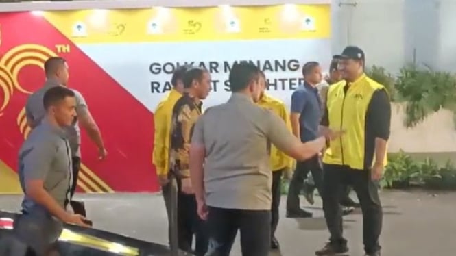 Jokowi Hadir di Puncak Perayaan HUT Golkar Malam Ini, Disambut Airlangga dan Dito Ariotedjo