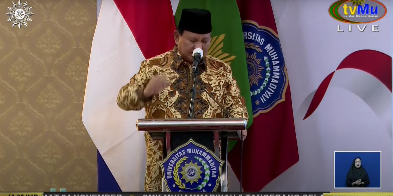 Prabowo Subianto Menyampaikan Komitmennya terhadap Kesejahteraan Rakyat dan Keadilan Sosial dalam Dialog Publik Muhammadiyah