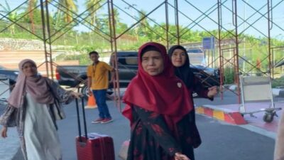 Istri Gubernur Maluku Utara terbang ke Jakarta setelah suaminya ditangkap KPK