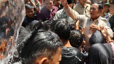 Prabowo Mengresmikan Penyediaan Air Bersih