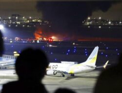 Armada Japan Airlines di Haneda Ditarik Kembali setelah Kecelakaan dengan Pesawat Penjaga Pantai Jepang, 5 Awak Meninggal