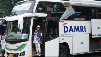 Damri Melayani Puluhan Peserta Mudik Gratis bersama BUMN, Simak Rute-rutenya disini