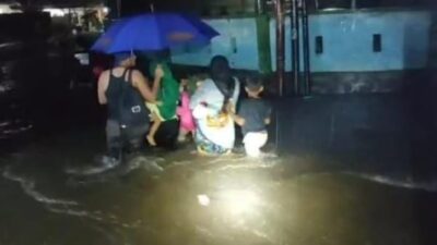 Banjir di Mataram Akibat Hujan Lebat