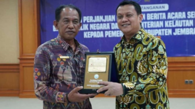 Pemerintah Kabupaten Jembrana Menerima Hibah Tanah Sebesar 2,5 Hektar dari Kementerian Kelautan dan Perikanan (KKP)