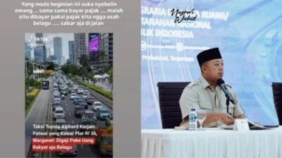 Nusron Wahid Klarifikasi Mobil Plat Nomor RI 36