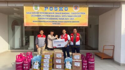 Bantuan Pertamina untuk Korban Banjir Karawang