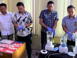 Polres Banjarbaru Musnahkan 146 Gram Sabu, 10 Tersangka Ditangkap