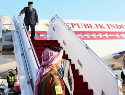 Moment Jet Tempur Kawal Kedatangan Prabowo ke Yordania