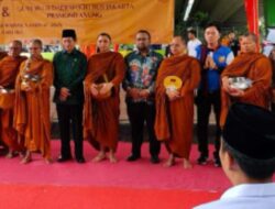 Nasaruddin Umar dan Gubernur Pramono Anung di Gema Waisak Pindapata Nasional 2025