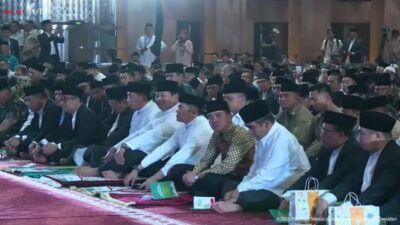 Prabowo-Gibran dan Menteri Hadiri Peringatan Maulid Nabi di Masjid Istiqlal
